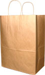 13 x 7 x 17" Kraft Shopper